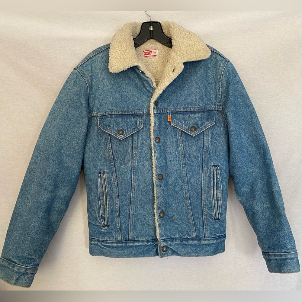 Levi’s Vintage 70’s Sherpa Denim Trucker Jacket Type111